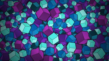 Vibrant Geometric Chaos wallpaper