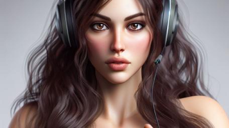 Music Lover's Dream Portrait wallpaper