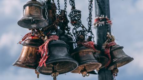 Tungnath Temple Bells Whispering to the Sky wallpaper
