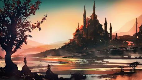 Ethereal Castle wallpaper