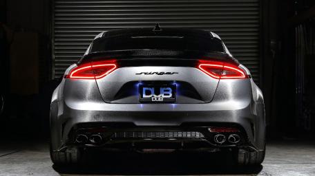 Sleek and Powerful Kia Stinger Performance wallpaper
