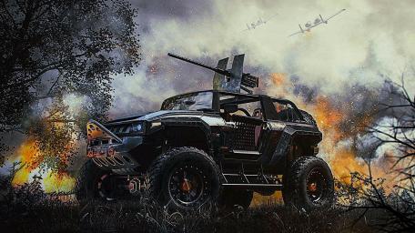 Apocalyptic Off-Road Fury wallpaper
