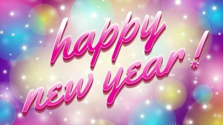 Vibrant New Year Celebration wallpaper