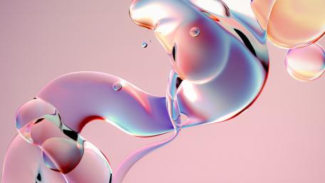 Abstract Fluid Art in Pastel Tones wallpaper