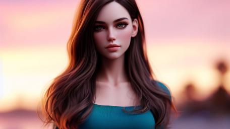 Beauty at Sunset wallpaper