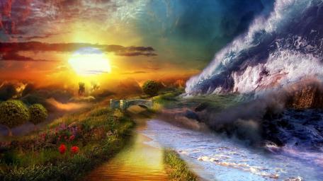 A Dreamscape of Elements wallpaper