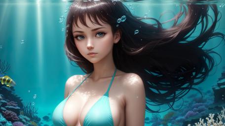 Enchanting Underwater Dream wallpaper