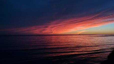 Twilight Blaze on Ocean Horizon wallpaper
