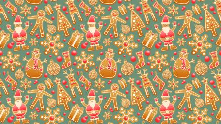 Festive Holiday Cheer Pattern wallpaper