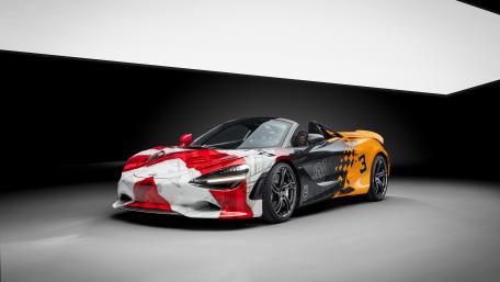 Sleek McLaren 750S  Supercar in Vivid Hues wallpaper