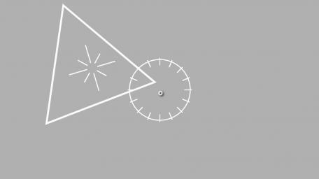Elegant Grey Triangle Design for Minimalist Spaces wallpaper