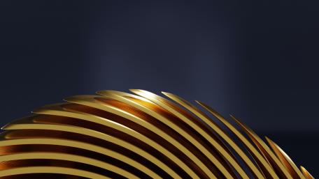 Elegant Golden Spiral Abstraction wallpaper