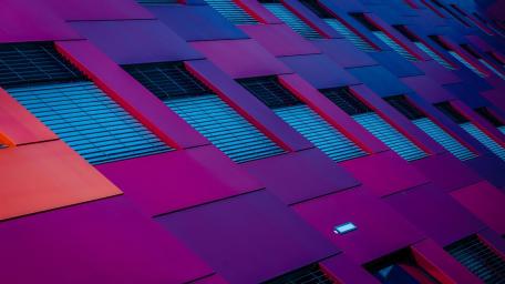 Vibrant Abstract Pattern in Magenta and Purple Shades wallpaper