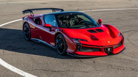 Ferrari SF90 XX Stradale in Stunning Red wallpaper