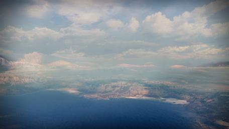 A high view of a never ending landscape wallpaper