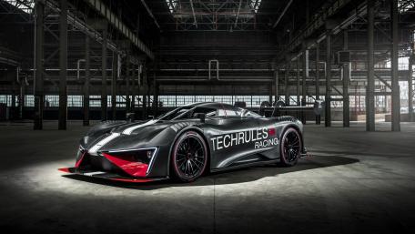 Sleek Racing Machine Elegance wallpaper