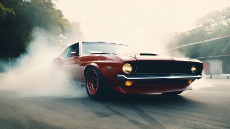 Muscle Car Power Surge wallpaper