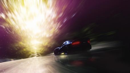 Dodge Viper in Motion Experience Speed and Power wallpaper