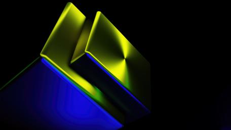 Neon Edge Abstract Art wallpaper