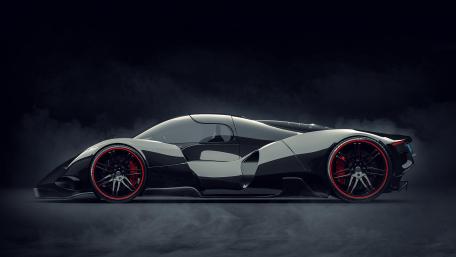 Sleek Futuristic Supercar Elegance wallpaper