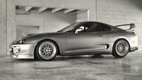 Toyota Supra in Monochrome wallpaper