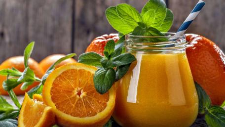 Orange Delight Refreshing Citrus Brew for Any Mood wallpaper