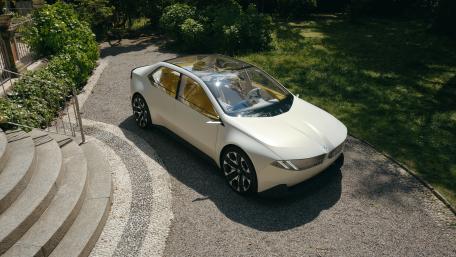 Sleek and Futuristic BMW Vision Concept Car Wallpaper wallpaper