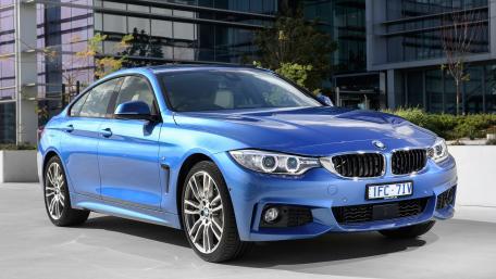 Sleek BMW 4 Series in Radiant Blue Color wallpaper
