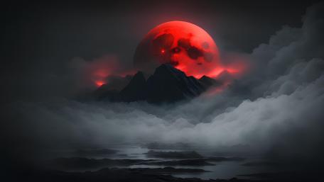 Blood moon wallpaper