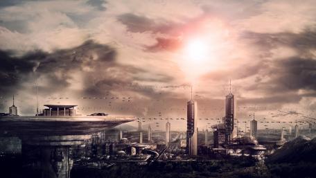 Futuristic Cityscape wallpaper