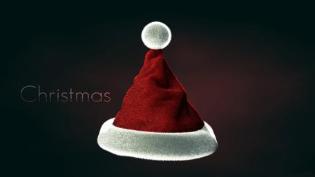 Festive Red Santa Hat wallpaper