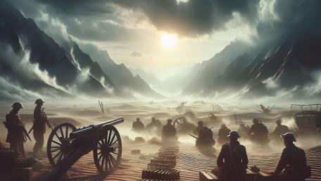 Desert Battlefield WW1 wallpaper