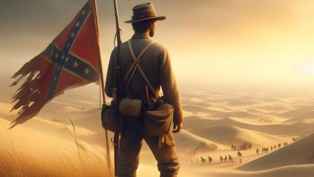 Civil War Desert Battlefield wallpaper