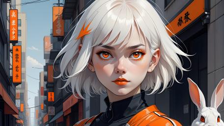Futuristic Urban Gaze wallpaper