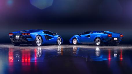 Modern Meets Classic Supercar Legacy wallpaper