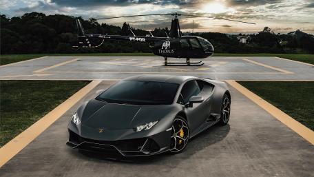Luxury Meets Adventure at Dusk wallpaper