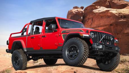 Bold Jeep Gladiator Rubicon Adventure Wallpaper wallpaper