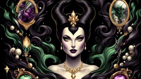 Mystical Enchantress of the Dark Realms wallpaper
