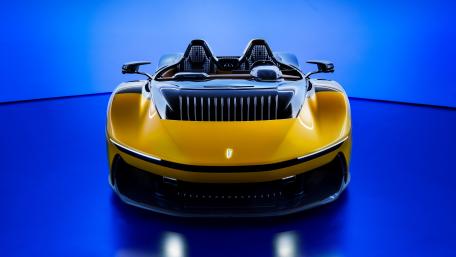 Sleek Pininfarina B95 Speedster in Vivid Hues wallpaper
