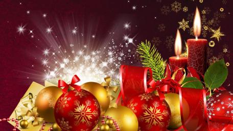 Festive Holiday Elegance wallpaper