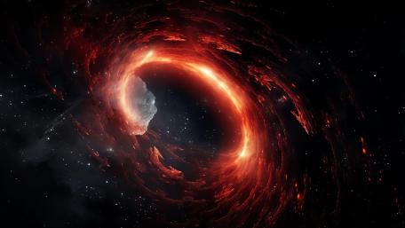 Black hole wallpaper