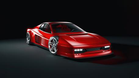 Classic Ferrari Testarossa Elegance and Power wallpaper