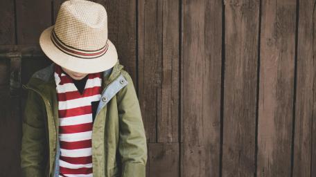 Mystery in Stripes and Wood wallpaper