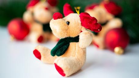 Teddy Bear's Christmas Joy wallpaper