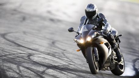 High-Speed Thrill on Two Wheels wallpaper