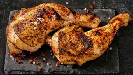 Deliciously Golden Roast Chicken Drumsticks wallpaper