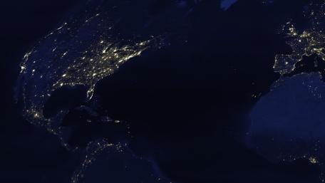 Night Lights of North America 2003 wallpaper