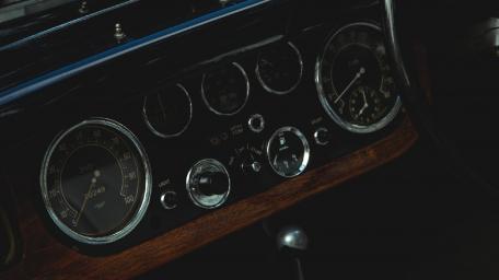 Classic Dashboard of a Vintage Car Styling Elegance and History wallpaper