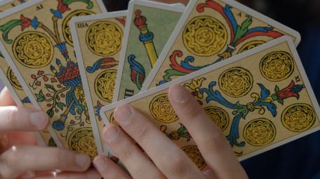 Mystical Tarot Card Reading Wallpaper wallpaper