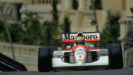 Speeding Through Monaco Grand Prix Track wallpaper